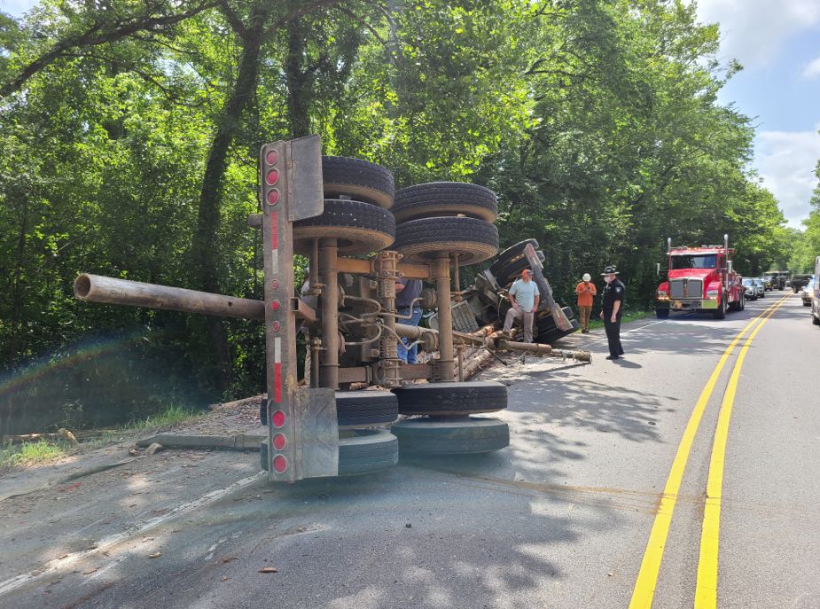 Log Truck accident